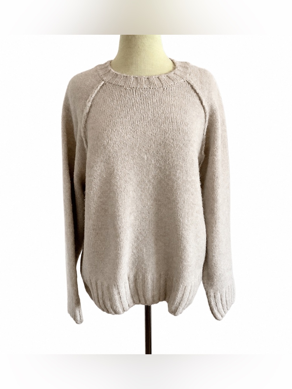 Anthropologie Blush Crewneck Sweater